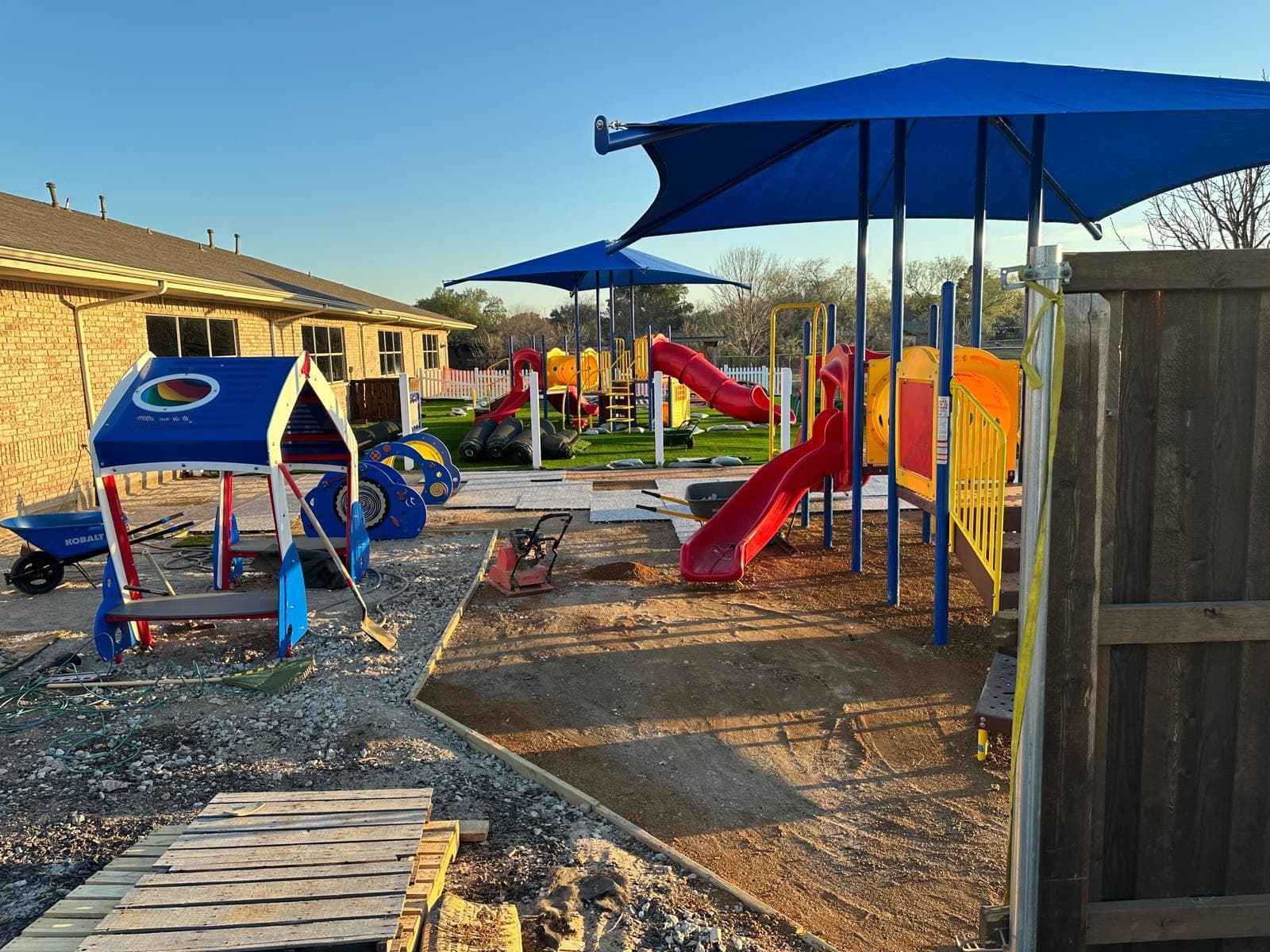 Gallery photos for Dallas Playground Construction and Turf Installation in Progress: Image #2