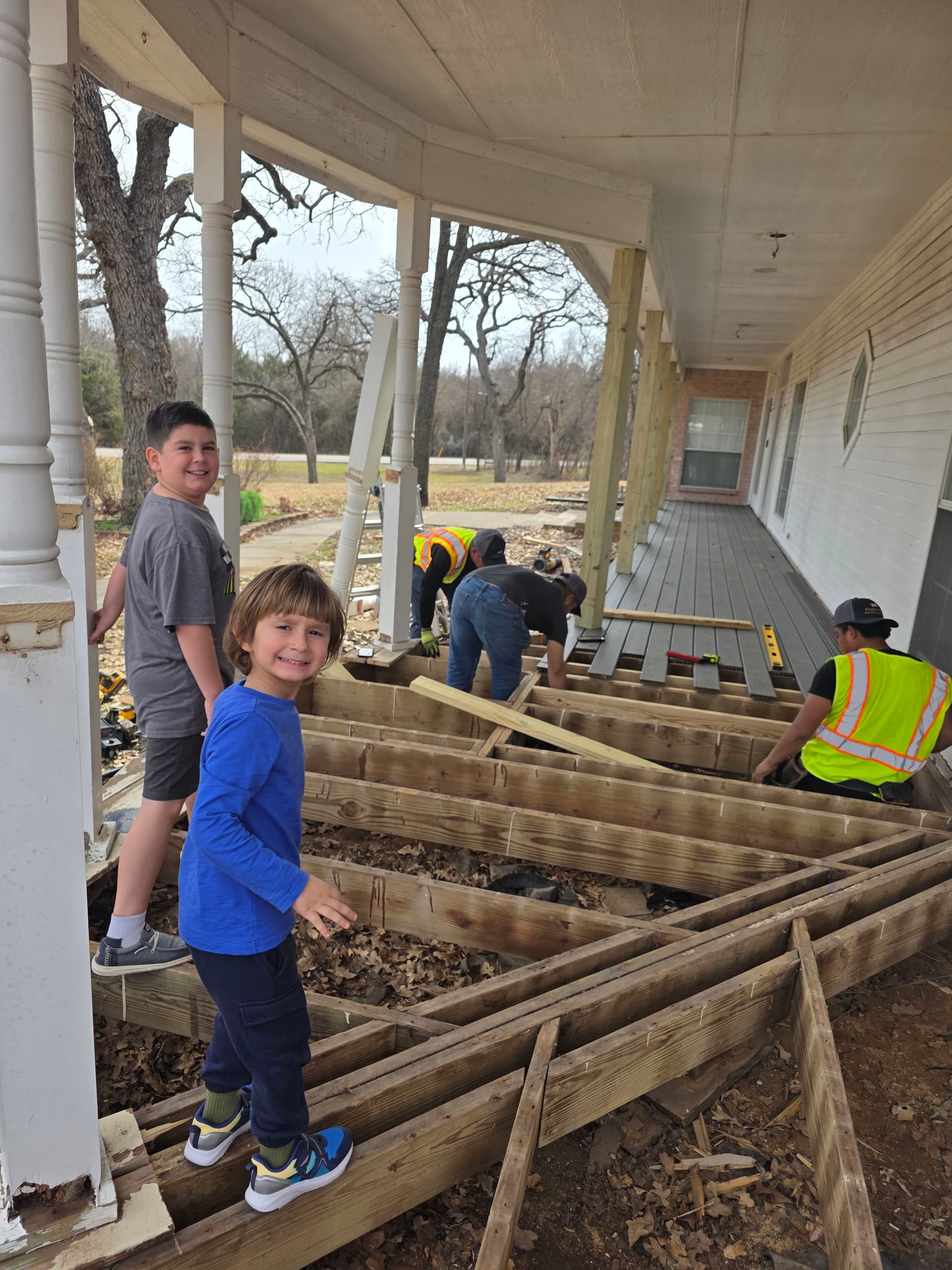 Gallery photos for Front Porch Deck Installation in DFW: Image #3