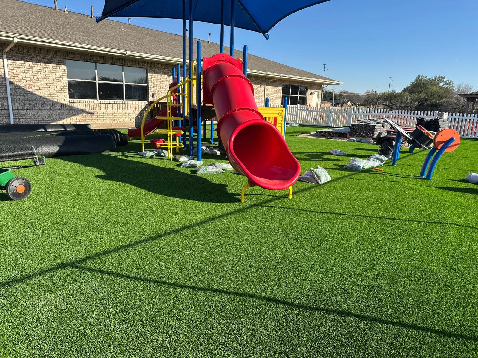 Gallery photos for Dallas Playground Construction and Turf Installation in Progress: Image #1