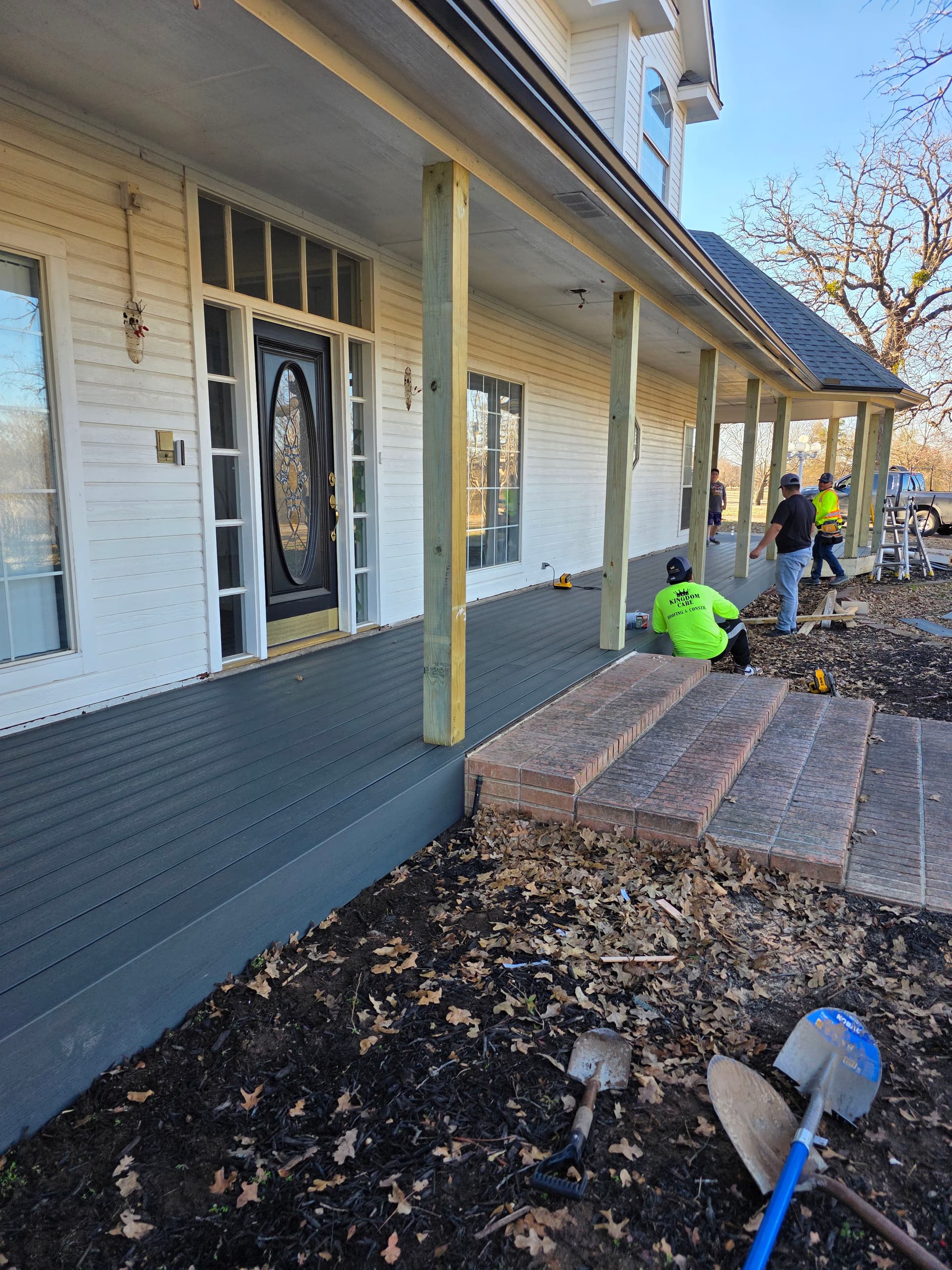 Porch Remodel with Trex Decking in the DFW Metroplex