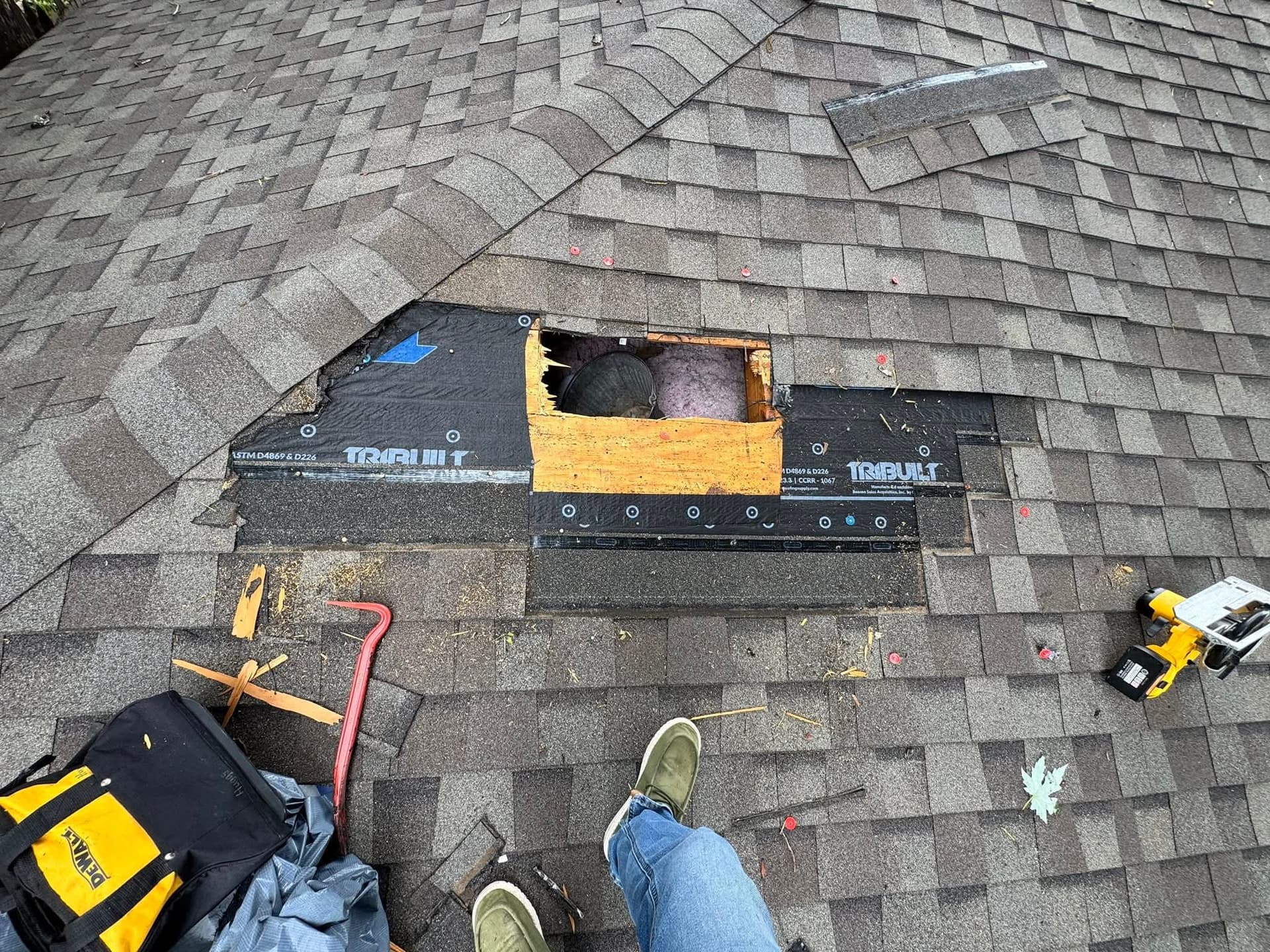 Hail Damage Roof Repair in Fort Worth - No Full Replacement Needed image