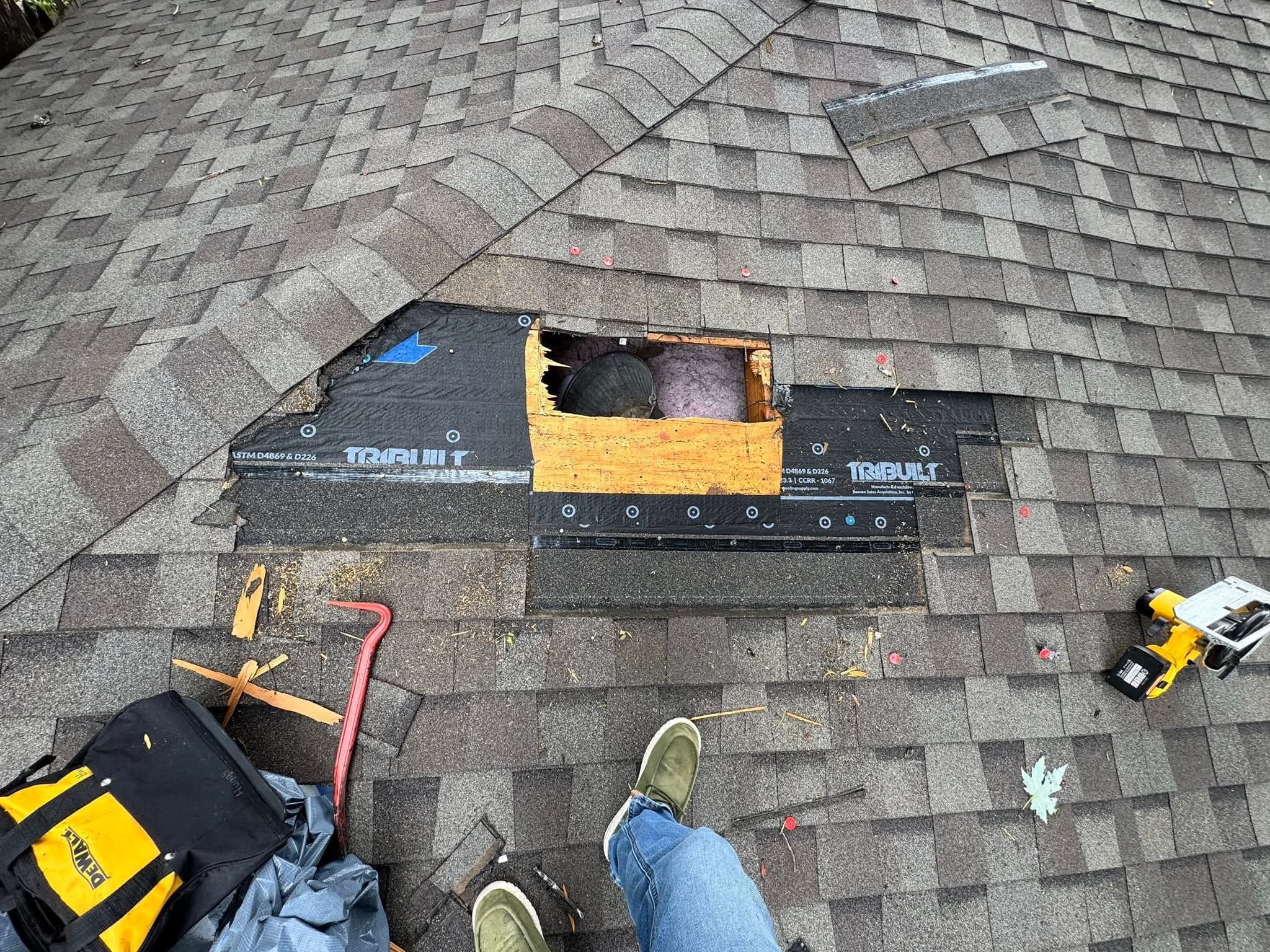 Project Hail Damage Roof Repair in Fort Worth - No Full Replacement Needed image