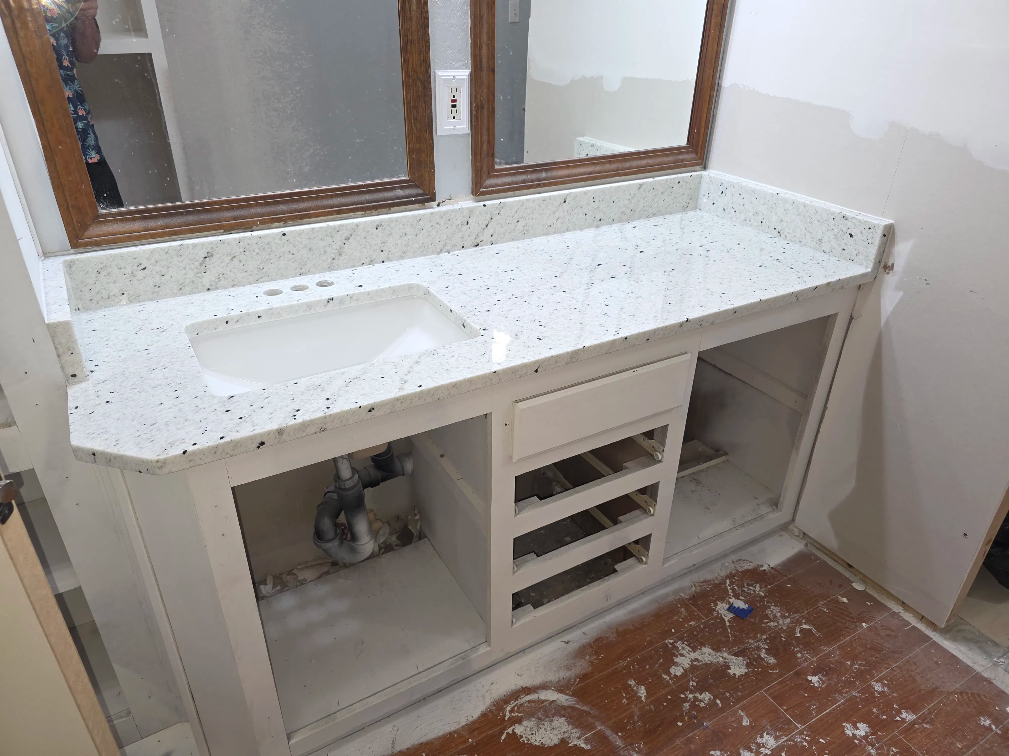 Project Fresh Countertop Install Underway in Burleson image