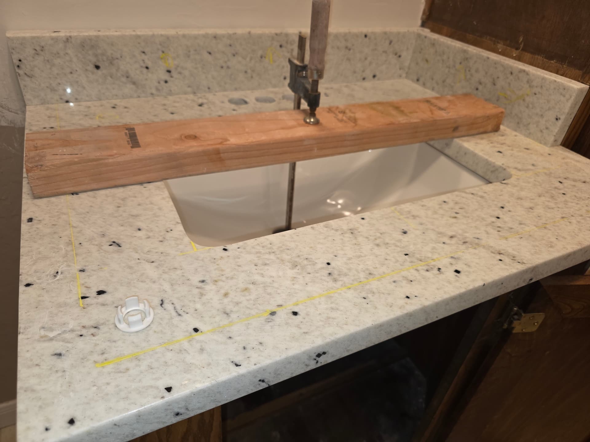 Gallery photos for Fresh Countertop Install Underway in Burleson: Image #2