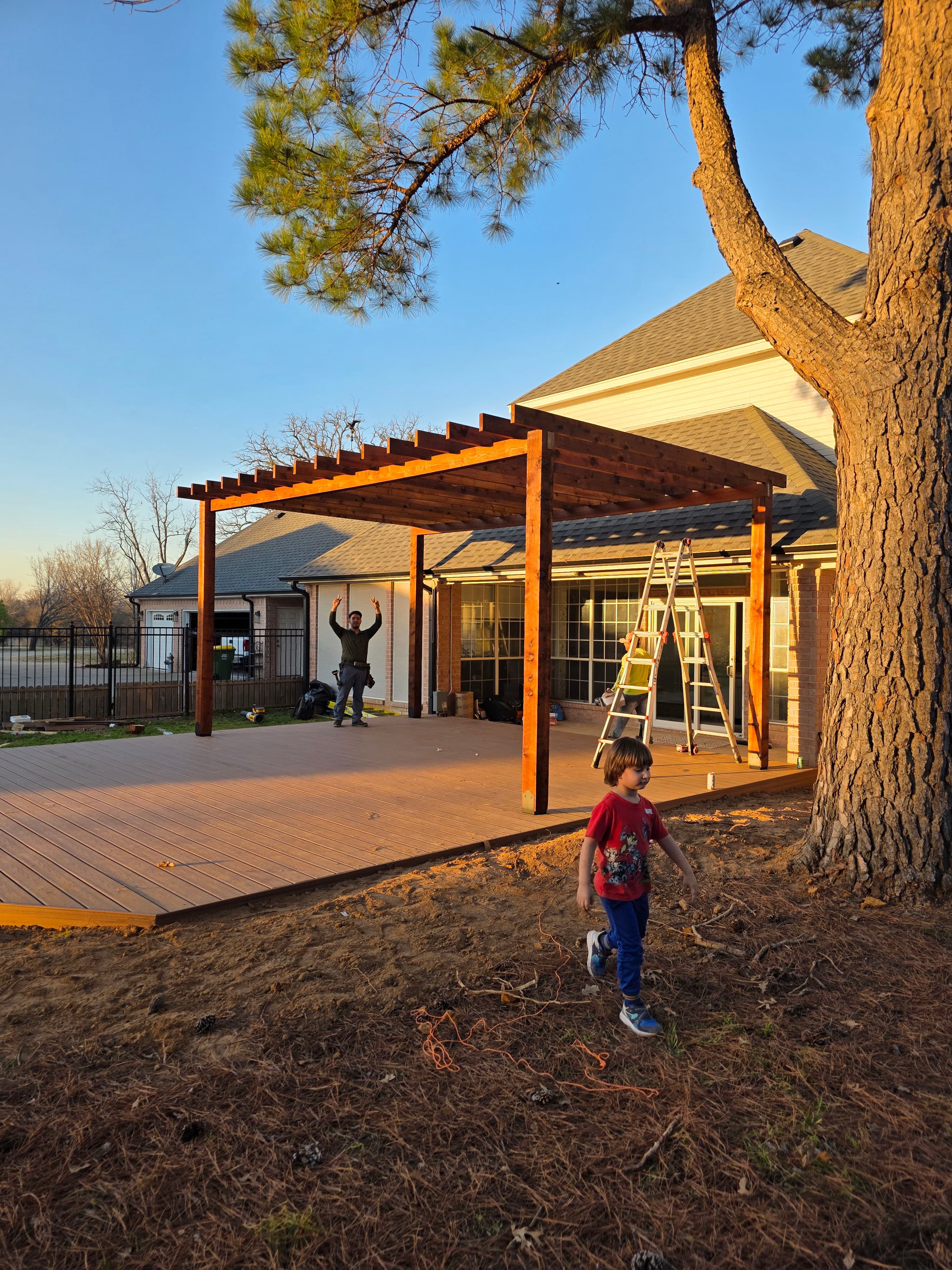 Project Cedar Pergola on a Premium Deck in DFW Area image