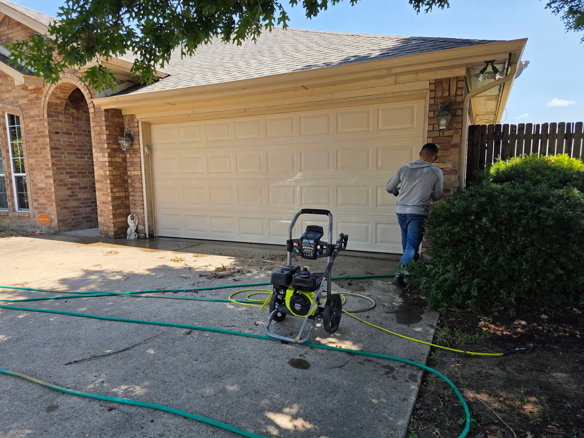 Exterior Pressure Washing and Pre-Paint Prep in Burleson image