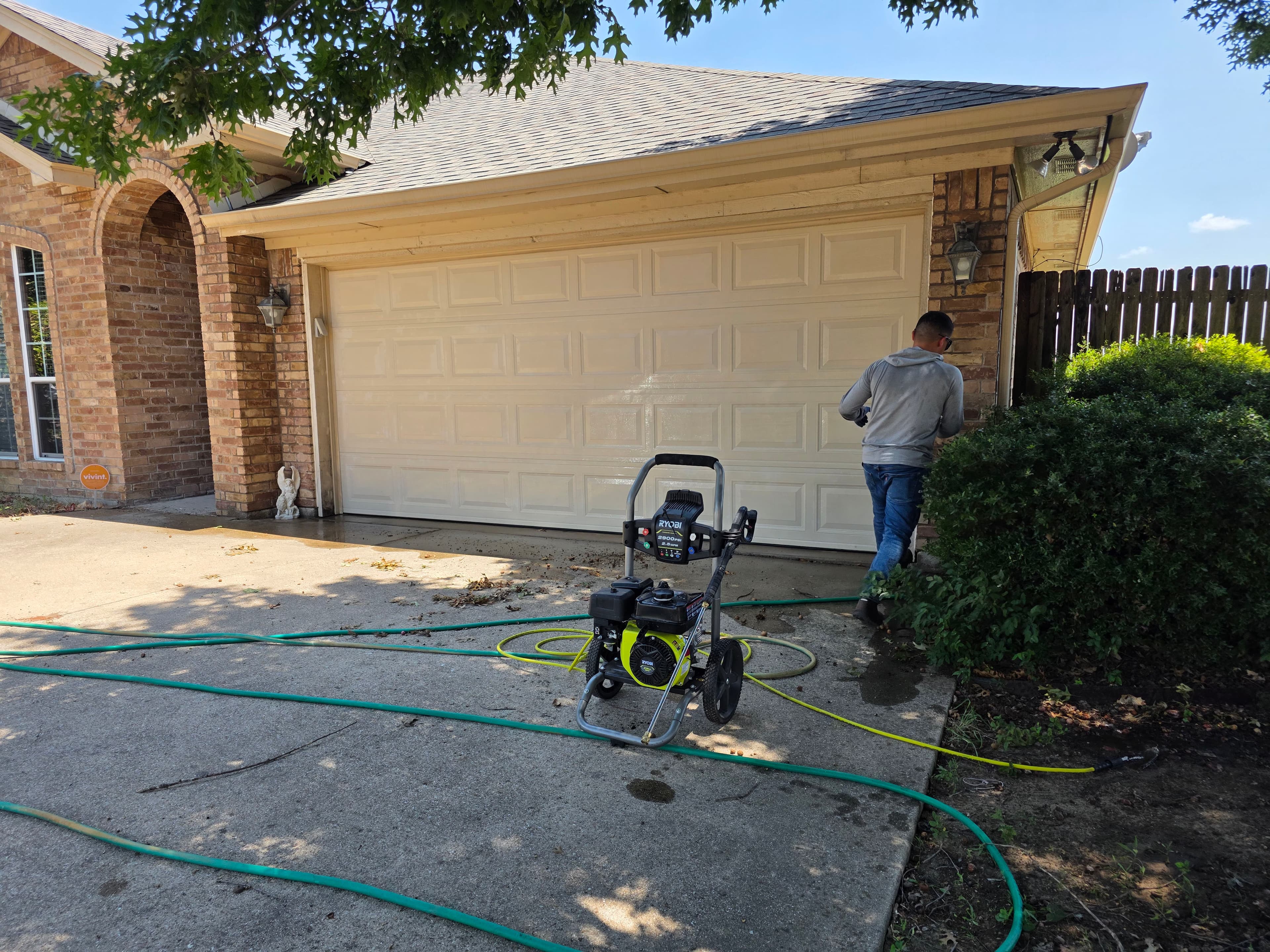 Project Exterior Pressure Washing and Pre-Paint Prep in Burleson image