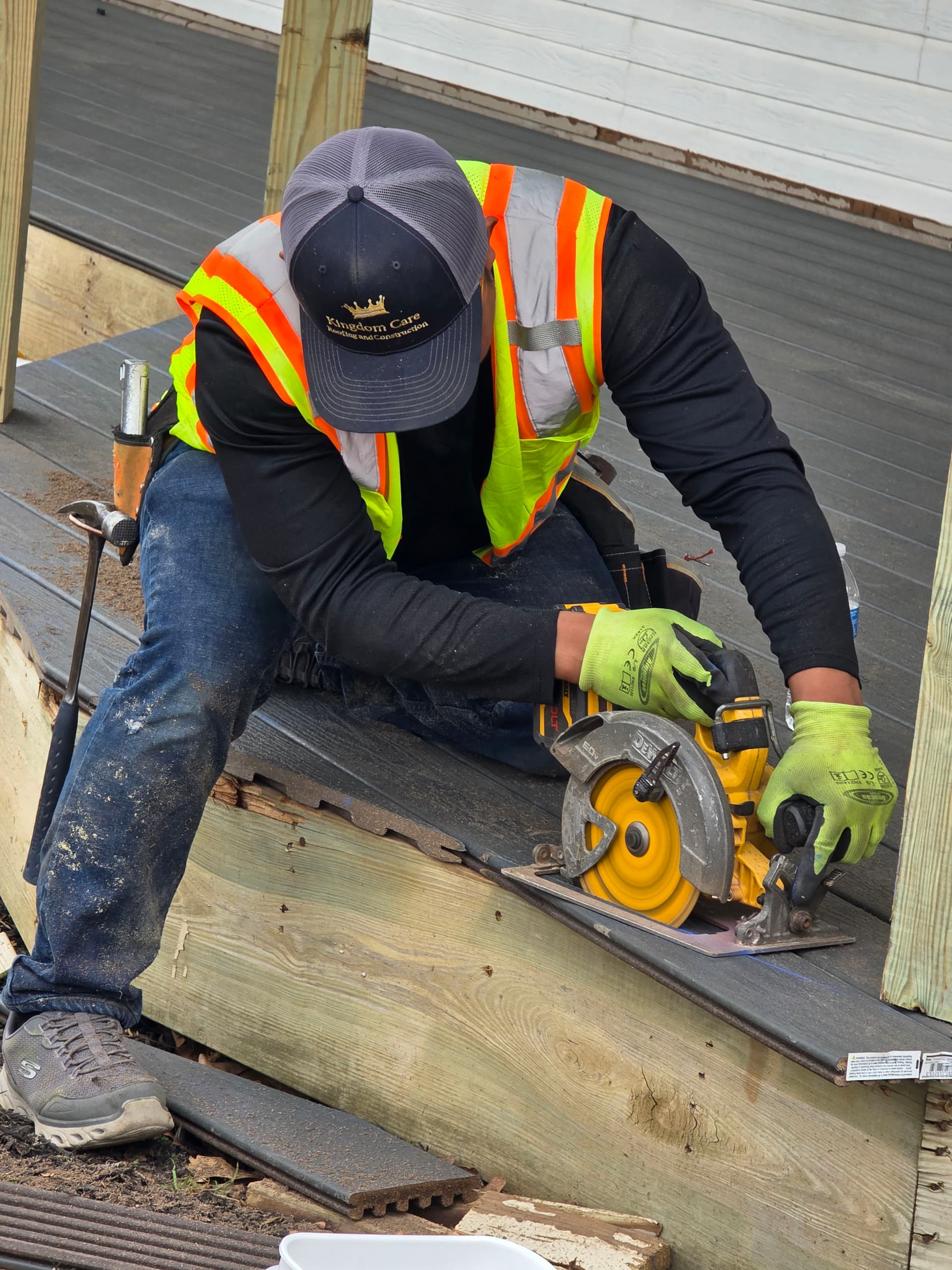 Front Porch Deck Installation in DFW image