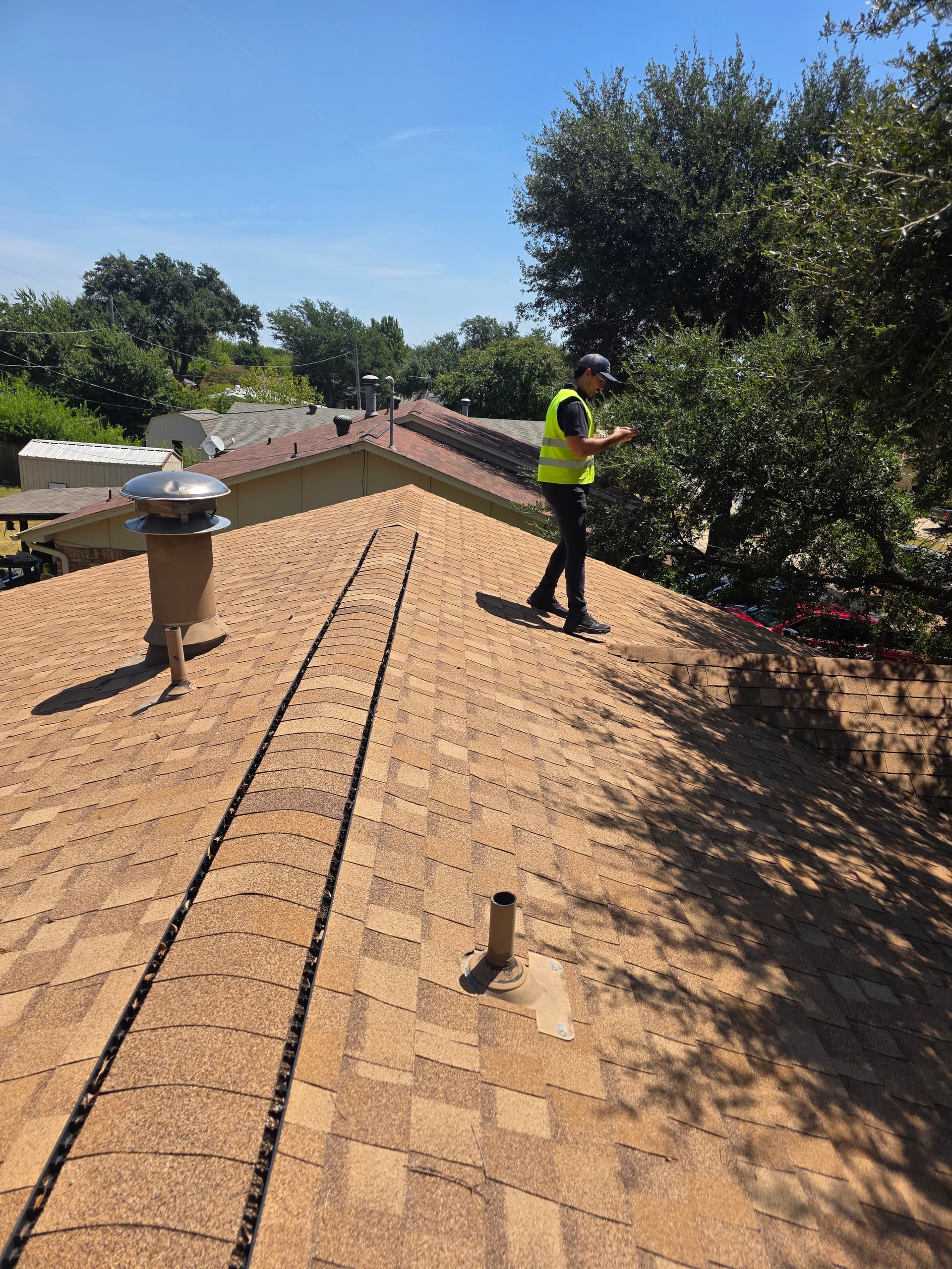 Roof Inspection on an Arlington Investment Property
