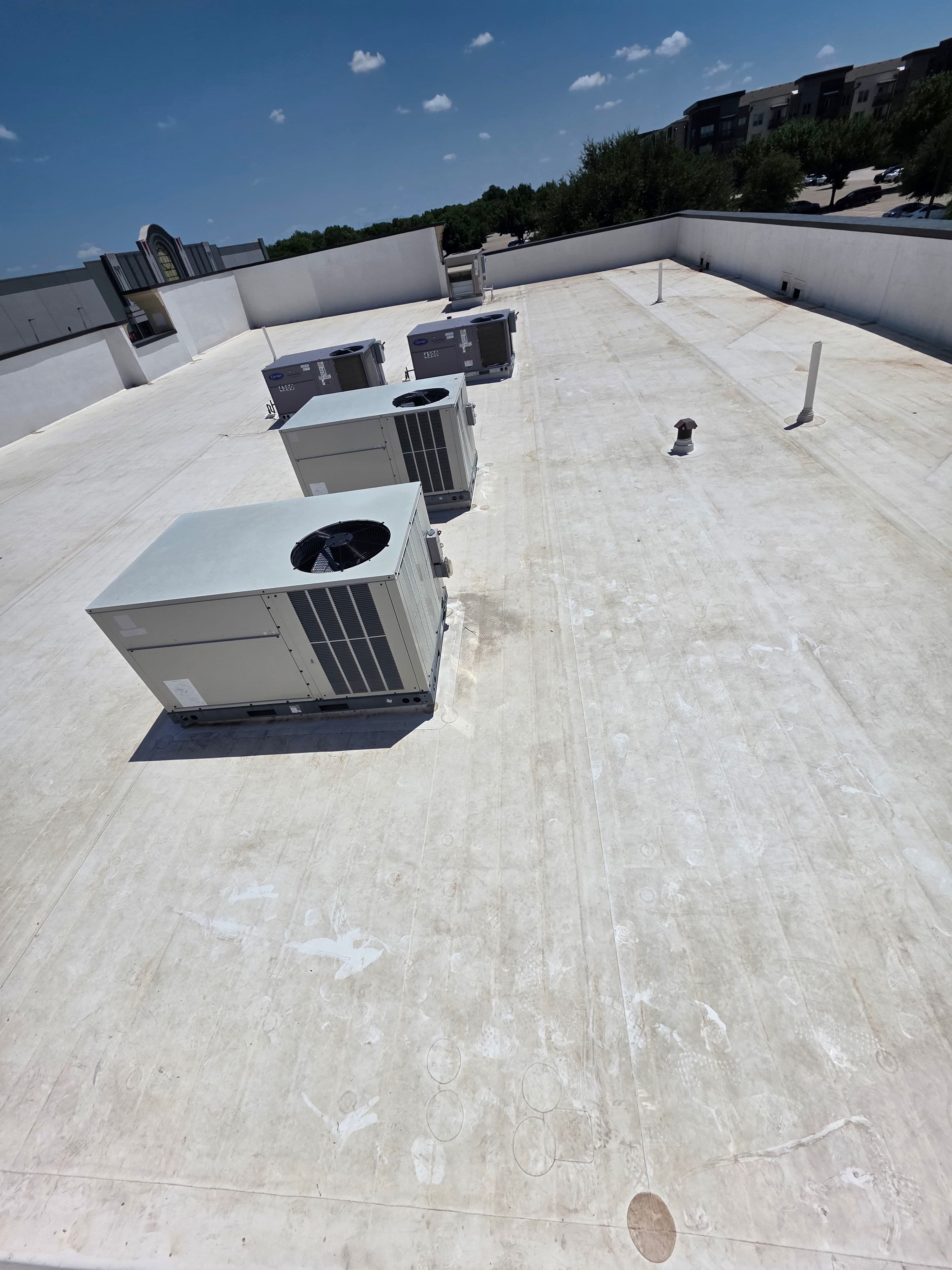 Project Tracking Down Multiple Roof Leaks on a Commercial Building in Allen TX image