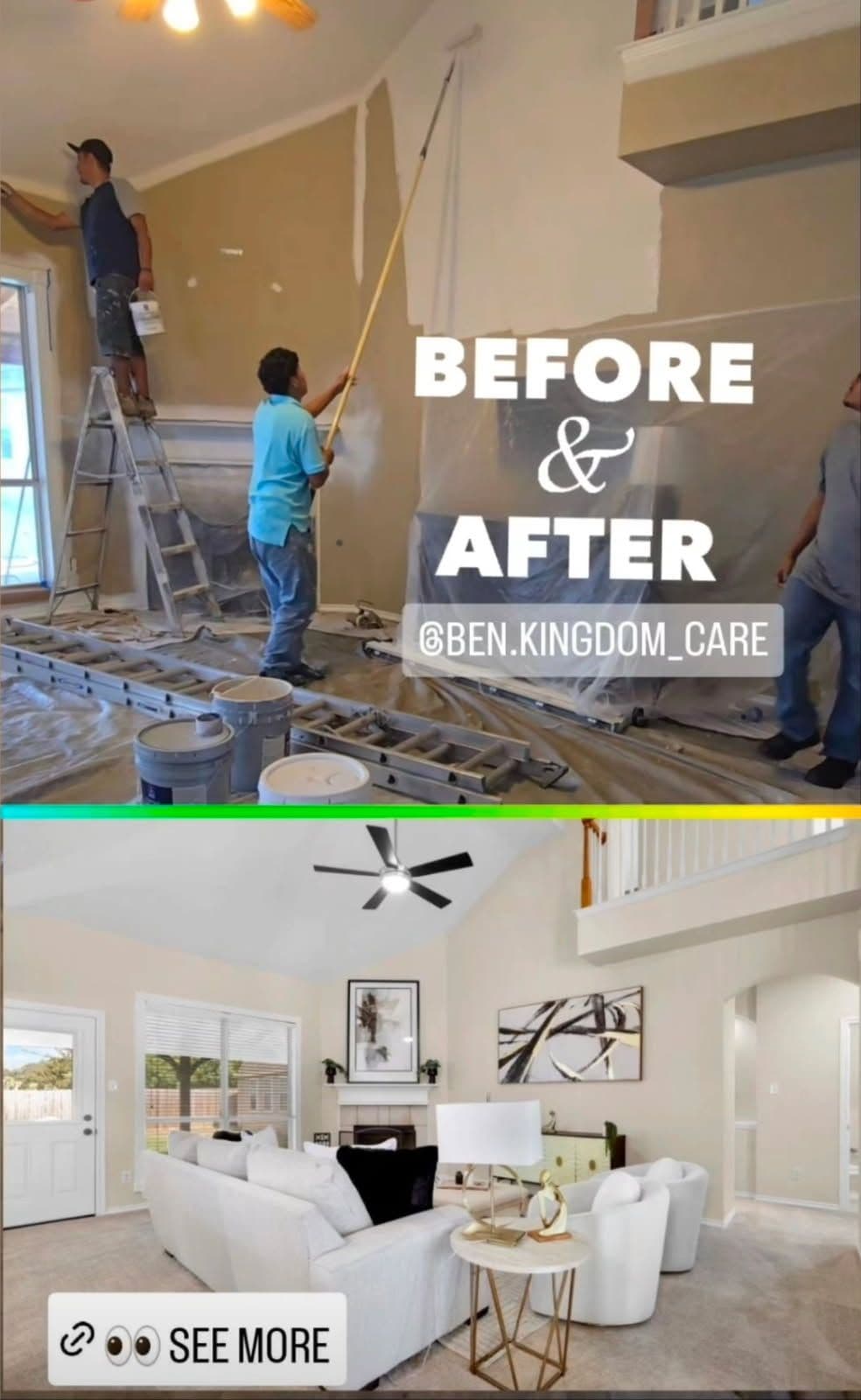 Project Stunning Interior Makeover with Fresh Paint image