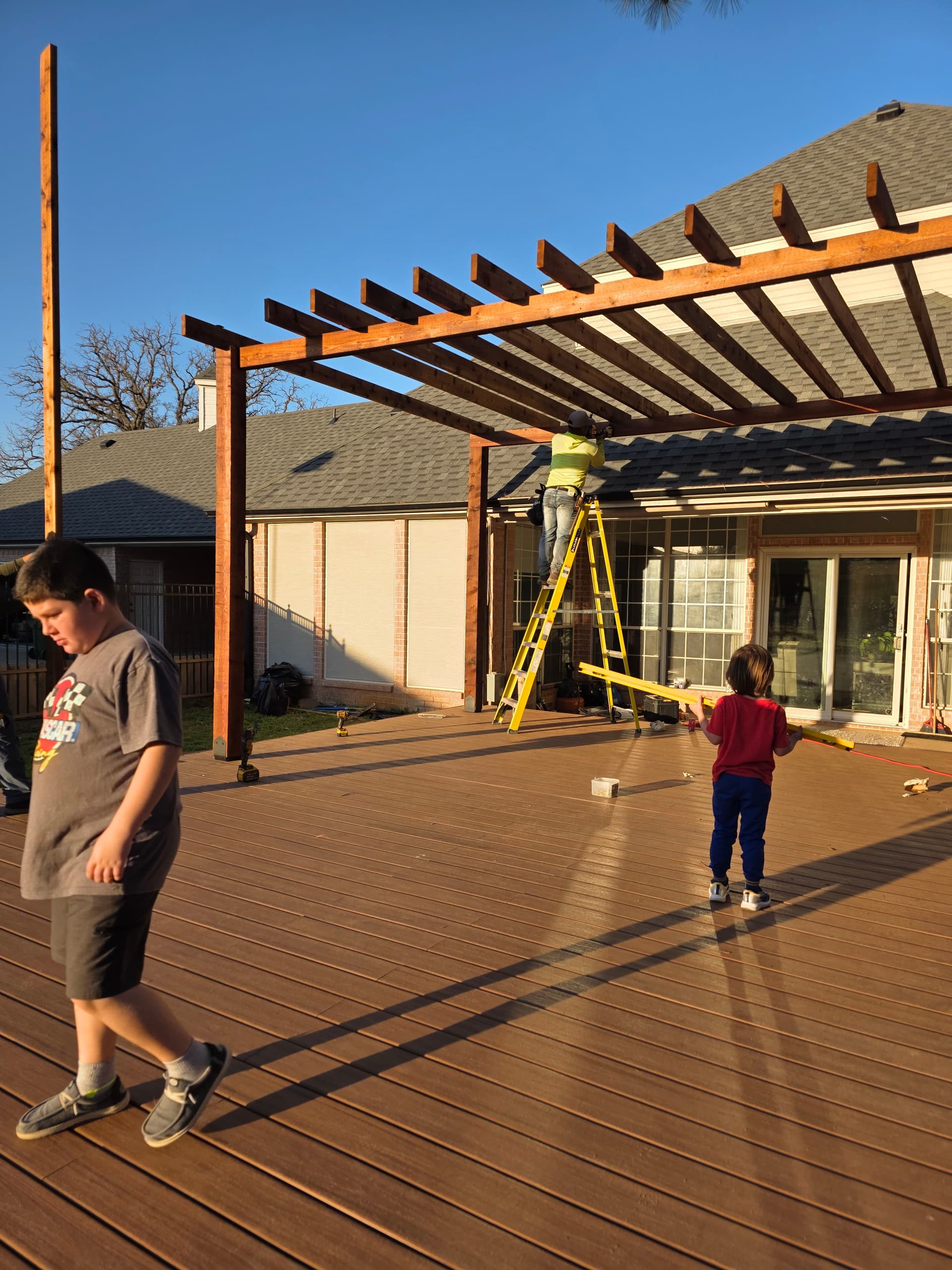 Gallery photos for Cedar Pergola on a Premium Deck in DFW Area: Image #1