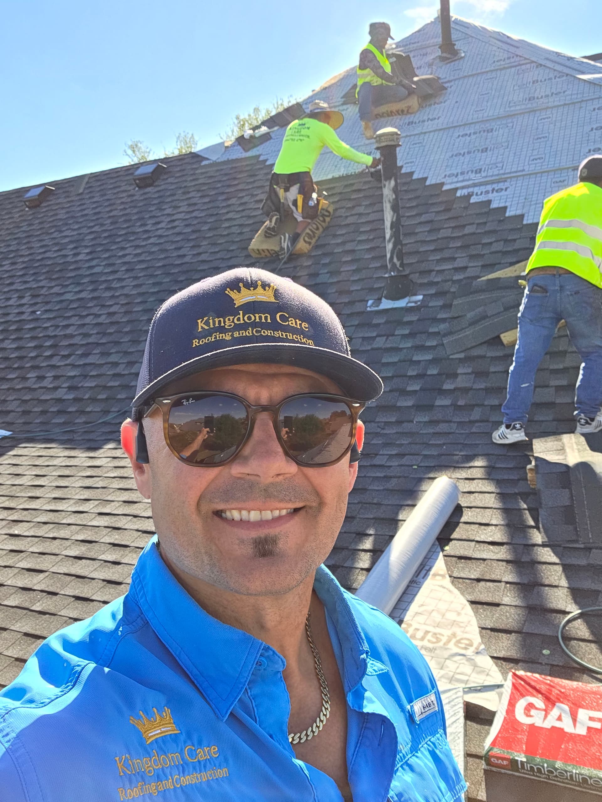 Gallery photos for 65-Square GAF Impact-Resistant Shingle Roof Replacement in Burlison TX: Image #1