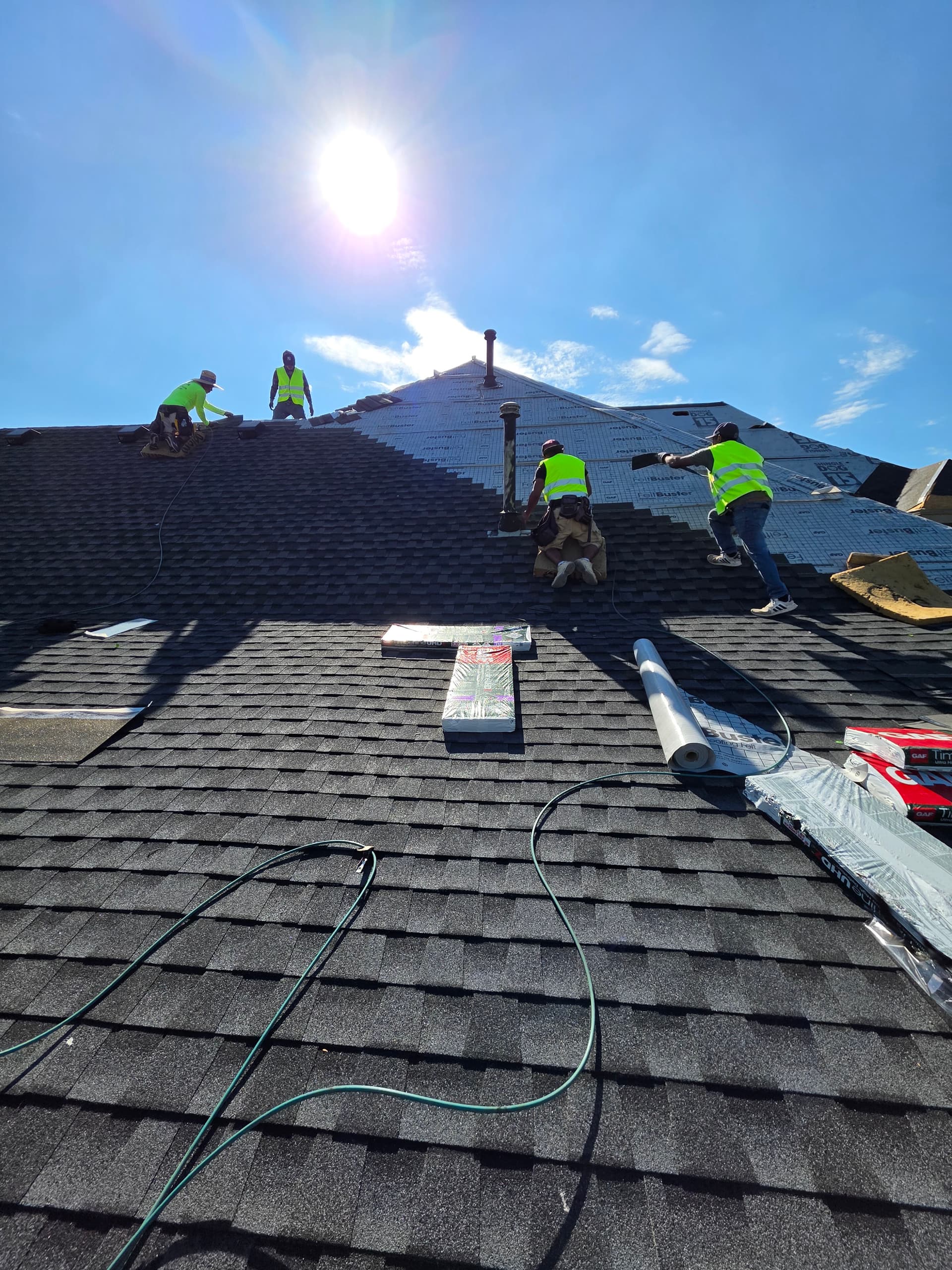 Gallery photos for 65-Square GAF Impact-Resistant Shingle Roof Replacement in Burlison TX: Image #2