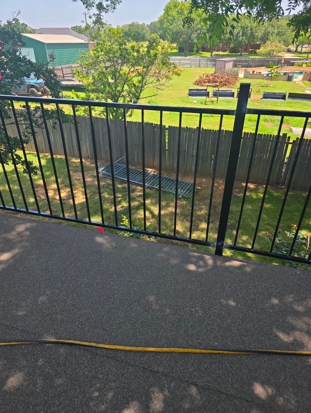 Gallery photos for Flat Roof Deck Railing Install in Burleson: Image #1