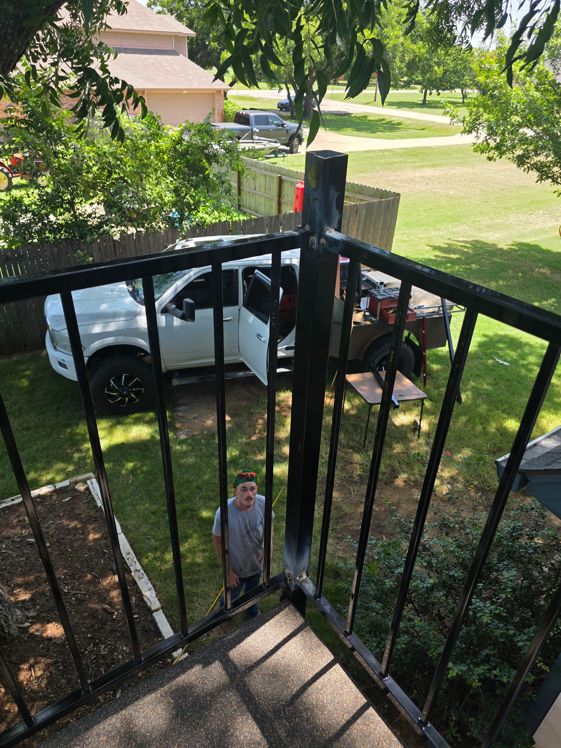 Gallery photos for Flat Roof Deck Railing Install in Burleson: Image #3