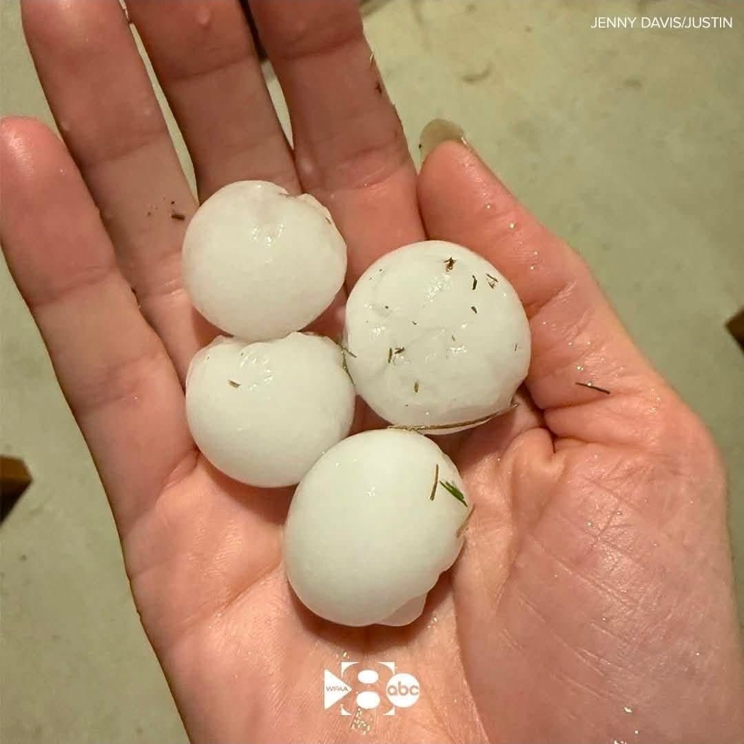 Hail Alert in Justin TX image